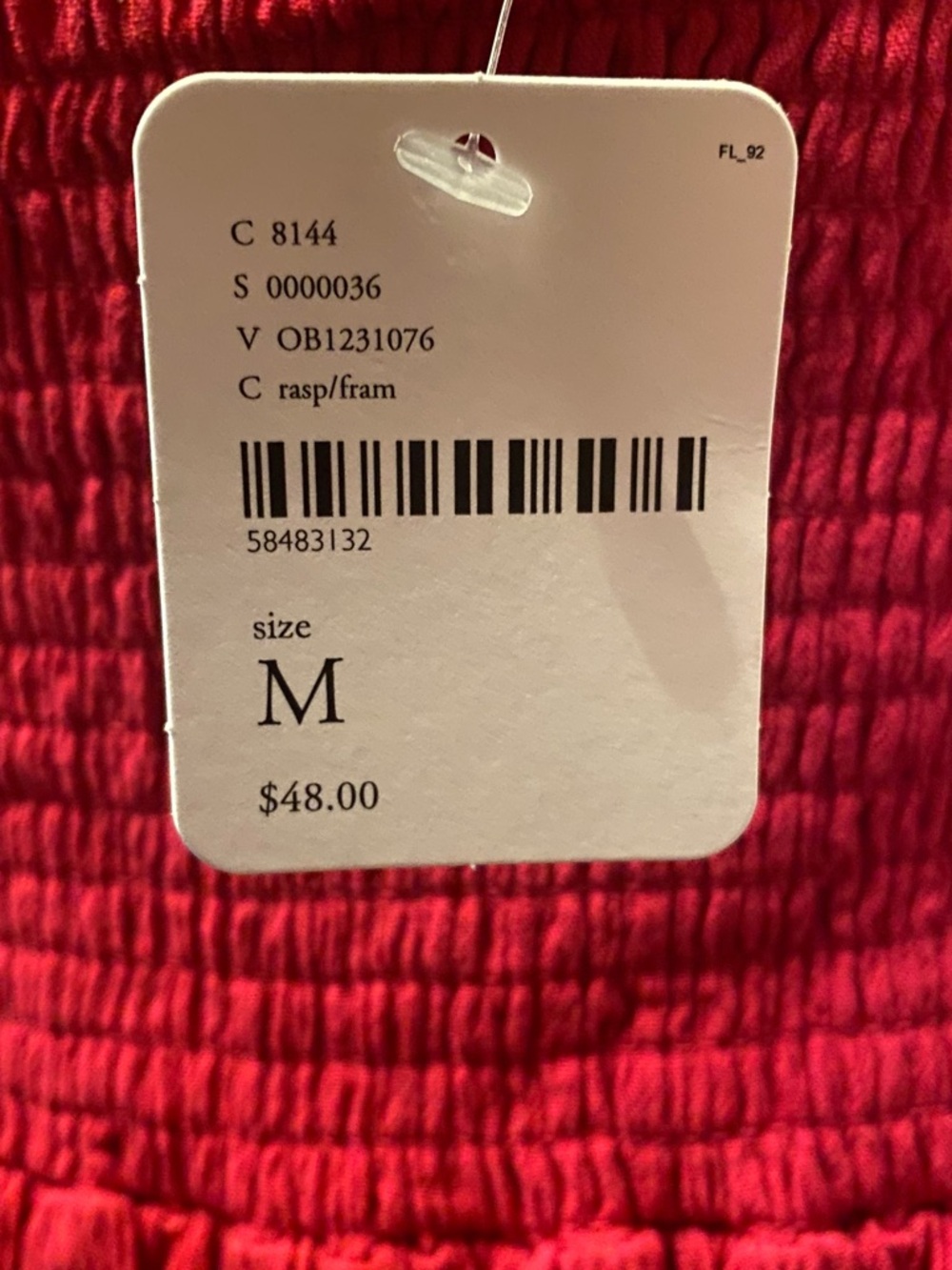 Free People Raspberry Ruffled Halter Top - Picture 3 of 6